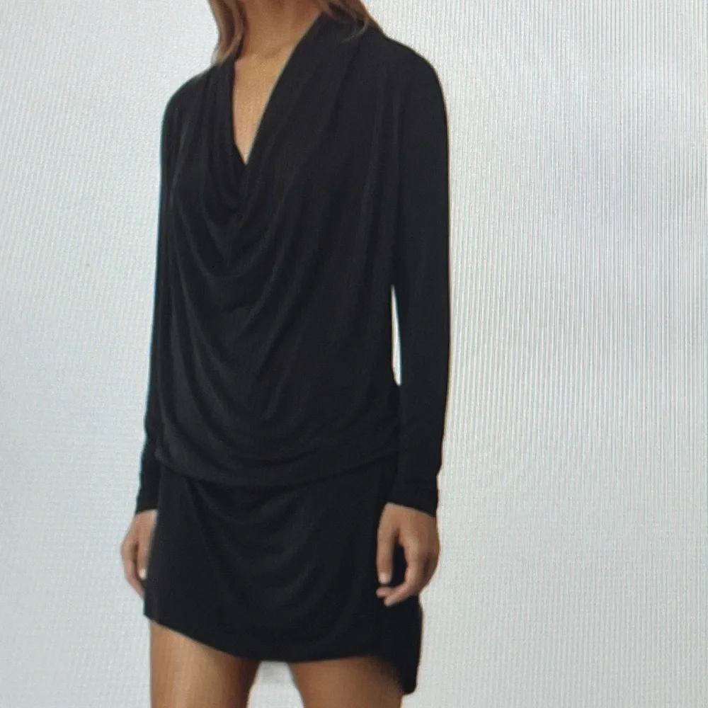all saints black dress long sleeve AllSaints mina printed long sleeve maxi dress in black and gold